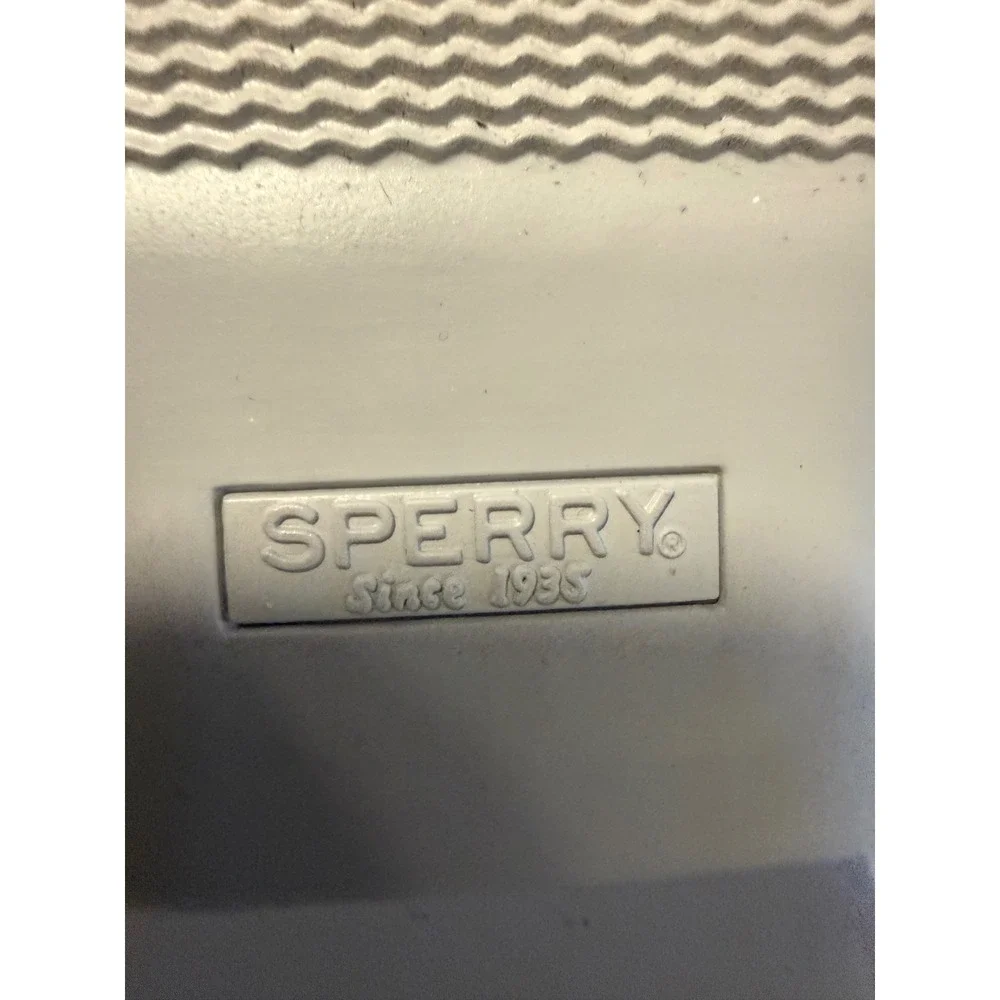 Sperry Saltwater Duck Boots White Grey Sherpa Faux Fur STS87394 7.5